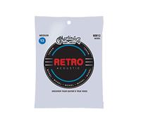 Martin Retro® Cuerdas para guitarra acústica - Monel, calibre medio, tono cálido y natural con larga vida útil
