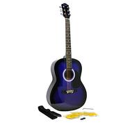 Martin Smith W-100-BL-PK - Paquete de guitarra acústica con cuerdas