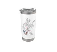 Martin Van Buren Guitarra Vaso térmico de acero inoxidable de doble pared