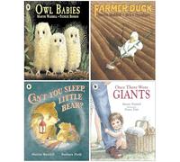 Martin Waddell Collection 4 Books Set (Owl Babies, Farmer Duck, Can't You Sleep Little Bear? & Once There Were Giants)