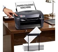 Martin Yale P7500 - Plegadora de papel, alimentación automática, 4000 hojas tipo carta/hora, media, ZFold, doble paralelo, oficina, correo, negocio, pliega a 22 x 28 y 22 x 36 cm, papel bond 75 g/m²