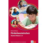 Martina Goßmann Förderbausteinchen Deutsch Klasse 3/4: Deutsch als (Tapa blanda)