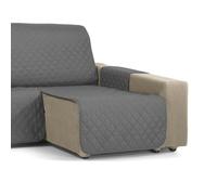 Martina Home Cubre Chaise Longue Acolchado Ambar, 240 cm, Antracita