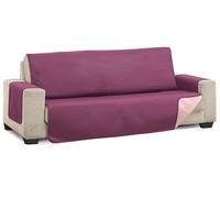 Martina Home Cubre Sofa Acolchado, Berenjena/Salmón, 2 Plazas, Diamond