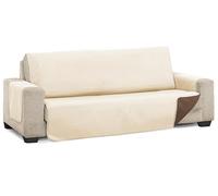 Martina Home Diamond Funda Cubre Sofá,Protector para Sofás Acolchado Reversible,Beige/Marrón, 3 Plazas