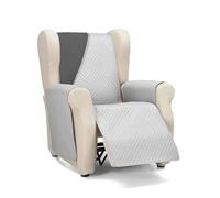 Martina Home Diamond Funda Cubre Sofá,Protector para Sofás Acolchado Reversible.,Gris-Antracita, 1 Plaza/Relax