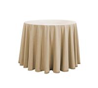 Martina Home Falda Mesa Camilla Velvet 70 Redonda Beige