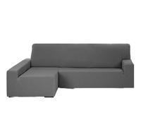 Martina Home Funda Chaise Longue Elástica EMILIA Brazo izquierdo largo (visto de frente), Gris