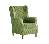Martina Home Funda de Sillón Orejero elástica Modelo MEJICO, Color Verde