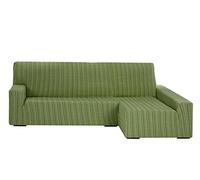 Martina Home Funda Elástica para Sofá Chaise Longue, modelo Mejico, Brazo Derecho, color verde, tamaño desde 240 a 280 cm, Tres Plazas