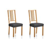 Martina Home Funda Silla Asiento Emilia Pack 2 Antracita
