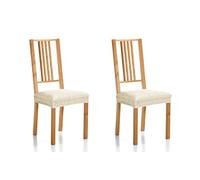 Martina Home Funda Silla Asiento Emilia Pack 2 Marfil