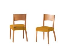 Martina Home Funda Silla Asiento Túnez Pack 2 Mostaza