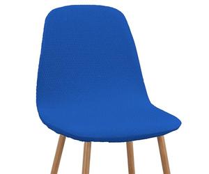 Martina Home Funda Silla Elástica Nórdica Túnez Pack 6 Azul Electrico