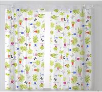 Martina Home Macetas Pack de Cortinas Visillo para Cocina, Tela, Multicolor, 29x2x38 cm, 2 Unidades