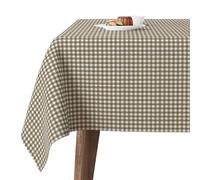 Martina Home Mantel Antimanchas CONFECCIONADO Petit Vichy Cuero 200X140 CM