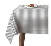 Martina Home Mantel Antimanchas CONFECCIONADO Petit Vichy Gris Claro 200X140 CM