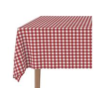 Martina Home Mantel Antimanchas CONFECCIONADO Vichy Rojo 180X140 CM