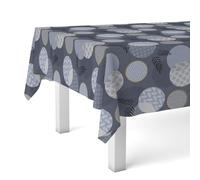 Martina Home Mantel Hule Lens Azul 240X140 CM