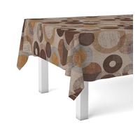 Martina Home Mantel Hule TAMBRE MARRÓN 180X140 CM
