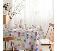 Martina Home Mantel Resinado Hippie 300x140 cm Duradero y Resistente al Agua