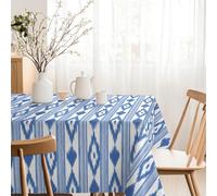 Martina Home Mantel Resinado Islas Azul 180x140 cm Duradero y Resistente al Agua