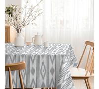 Martina Home Mantel Resinado Islas Gris 140x140 cm Duradero y Resistente al Agua