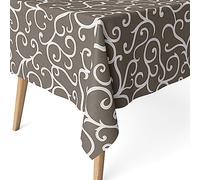 Martina Home Mantel Resinado Loiret Lino 180x140 cm Duradero y Resistente al Agua