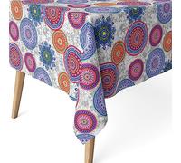 Martina Home Mantel Resinado Mikonos Lila 100x140 cm Duradero y Resistente al Agua