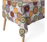 Martina Home Mantel Resinado Mikonos Verde 100x140 cm Duradero y Resistente al Agua