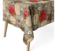 Martina Home Mantel Resinado Nadal 100x140 cm Duradero y Resistente al Agua