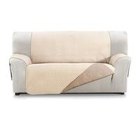 Martina Home Milano Funda Cubre Sofá, Protector para Sofás Acolchado Reversible 4 Plazas Beige/Cuero