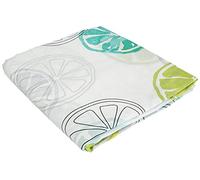 Martina Home Pack 2 Cortinas con Visillo para Cocina Modelo Lemon,Medida 100 x 140 cm, Color Amarillo