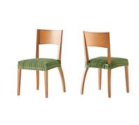 Martina Home Pack de 2 Fundas de Asiento para Silla Modelo MEJICO, Color Verde, Medida 40-50 cm Ancho.