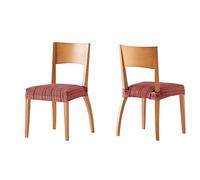 Martina Home Pack de 2 Martina Home Fundas de Asiento para silla modelo MEJICO, color BURDEOS, medida 40-50 cm ancho