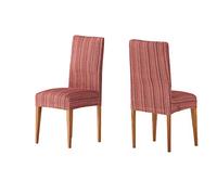 Martina Home Pack de 2 Martina Home Fundas para silla con respaldo modelo MEJICO, color BURDEOS