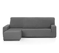 Martina Home Tunez Funda chaise longue Brazo corto izquierdo Gris (visto de frente)