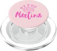 Martina la Reina/Nombre y Corona para Mujer Llamada Martina PopSockets PopGrip para MagSafe