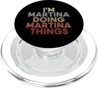 Martina Name Martina Personalized Name First Given PopSockets PopGrip para MagSafe