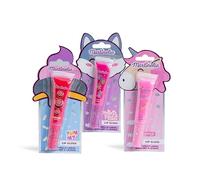 MARTINELIA - Brillo de labios para niños - Brillo de labios aromatizado para niñas - maquillaje infantil no tóxico - Modelo aleatorio (coco, uva, fresa) - 1 unidad