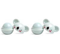 MARTINELIA CUTE ANIMALS LIP BALMS - Bálsamo labial hidratante multicolor orgánico de MARTINELIA (Paquete de 2)
