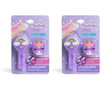 MARTINELIA - Little Unicorn Lipgloss Watch, Multicolor (8436609394356) (Paquete de 2)