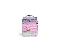 MARTINELIA My Best Friends Big Makeup Case - Set de Maquillaje de Colores para niños, con Espejo, Sombra de Ojos y Brillo de Labios, Regalo de cumpleaños para niñas, Multicolor, 17,5/17/18 cm,