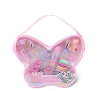 Martinelia Shimmer Wings Buterfly Bag | Comprar, Precio n/a Contenido del estuche: 2 Lacas de Uñas + 2 Labiales Gloss + 2 Barras de Labios + 2 anillos + 5 gomas de pelo + separador de uñas + Lima de U