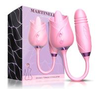 Martinella Lengua Estimuladora Clítoris y Huevo con Thrusting