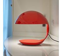 Martinelli Luce Cobra - Lámpara de mesa retro, roja