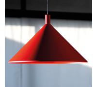 Martinelli Luce Cono lámpara colgante rojo Ø45cm