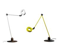 Martinelli Luce L'amica lámpara de mesa LED, gris True