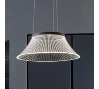 Martinelli Luce Lámpara colgante LED Plissé pantalla grabada láser