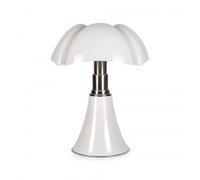 Martinelli Luce Minipipistrello Lampada Tavolo o da Terra a Luce Diffusa, 9W, LED, Bianco, Blanco